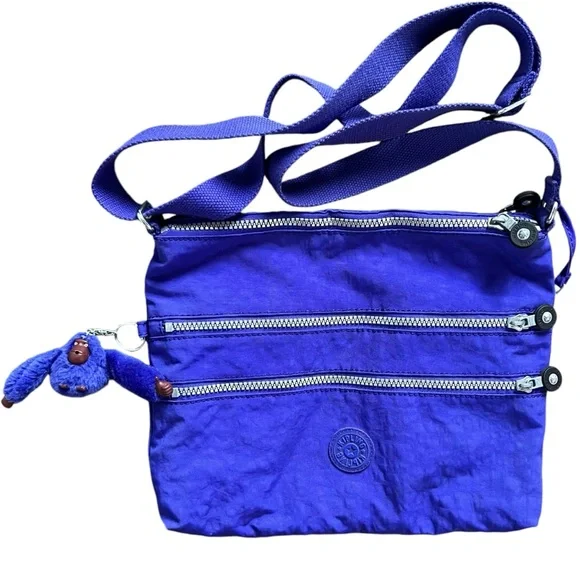 Kipling Bags Kipling Presley Purple Crossbody Nylon Bag
